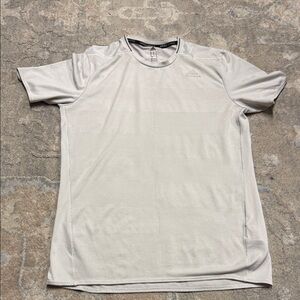 Adidas Men's Light Gray Short Sleeve Tee